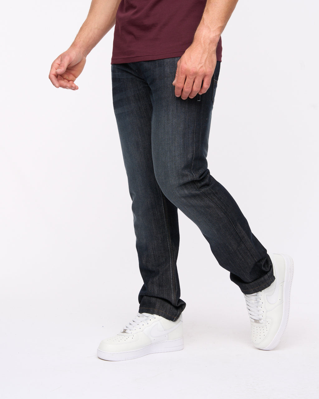 Crosshattch Techno Denim Jeans Dark Wash