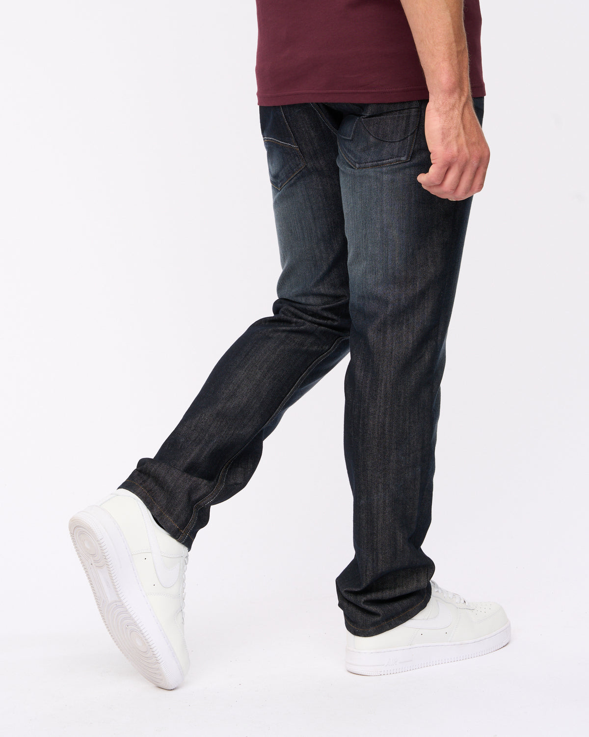 Crosshattch Techno Denim Jeans Dark Wash