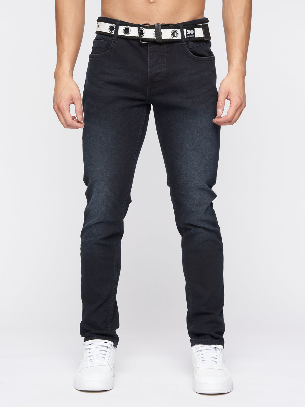Barbeck Slim Fit Denim Jeans Blue Black