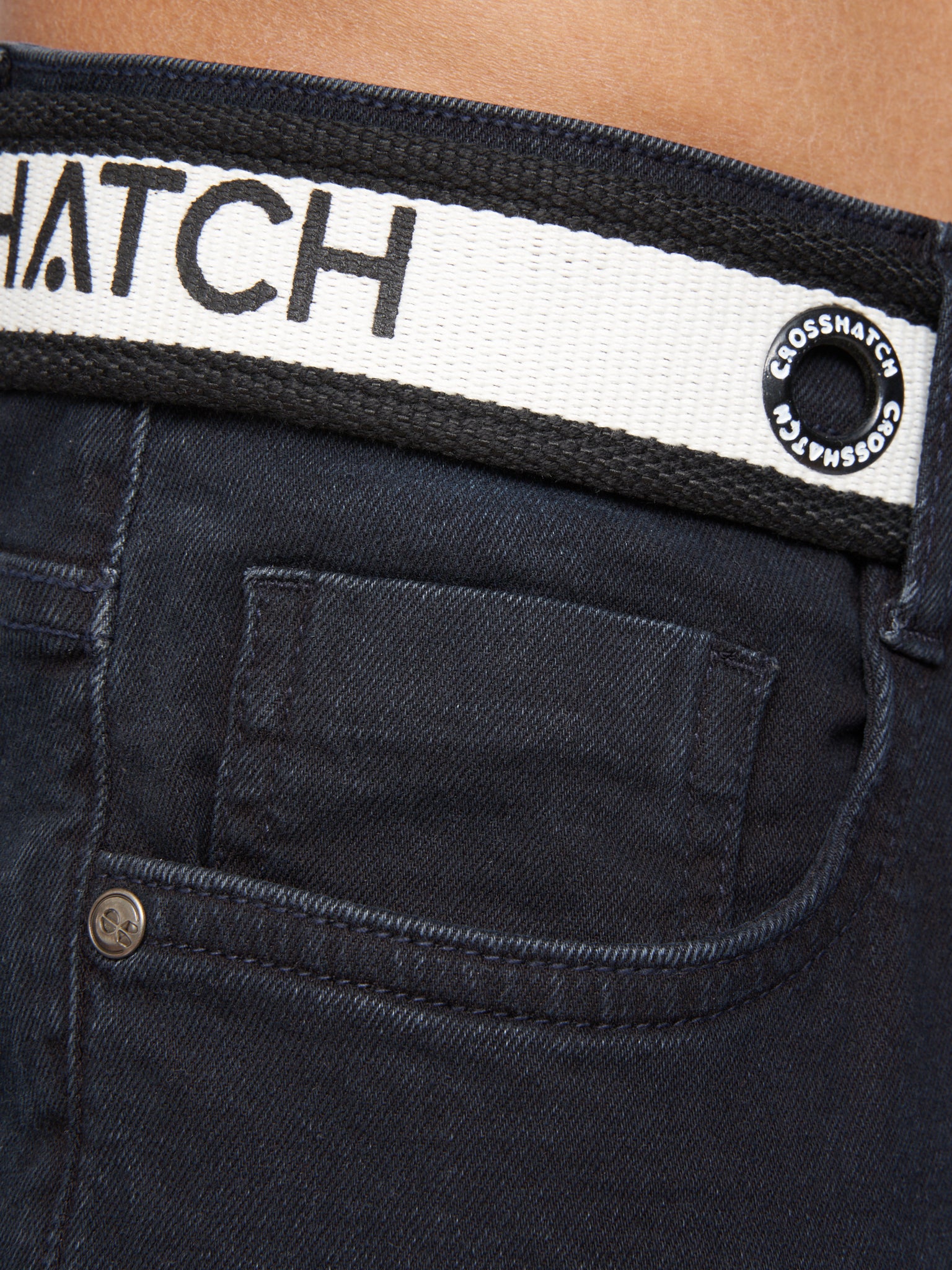 Barbeck Slim Fit Denim Jeans Blue Black