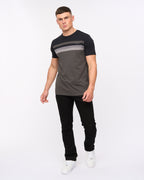 Crosshatch Cadman Straight Jeans Solid Black