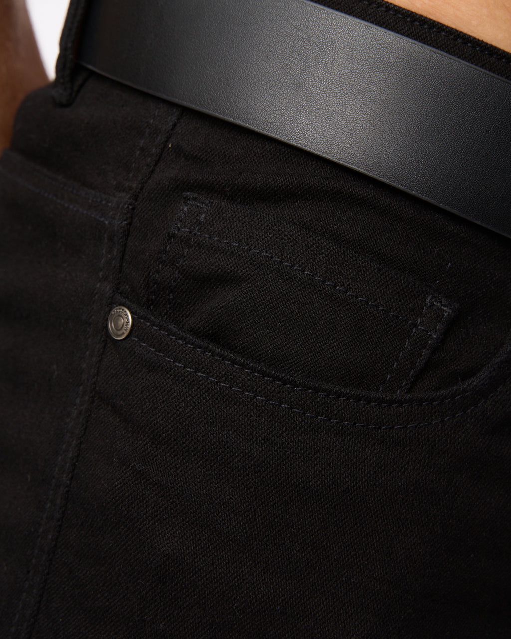 Crosshatch Cadman Straight Jeans Solid Black
