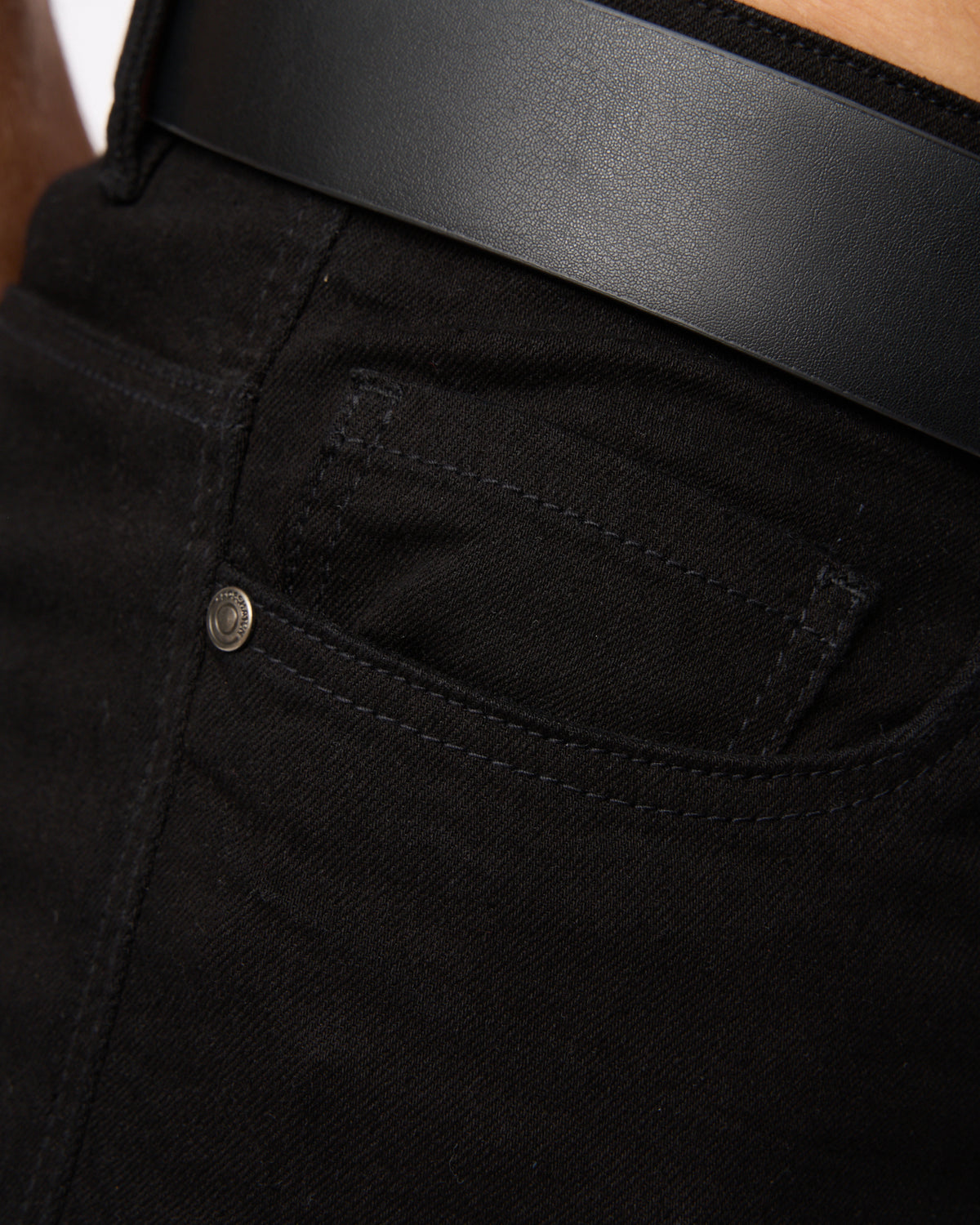 Crosshatch Cadman Straight Jeans Solid Black