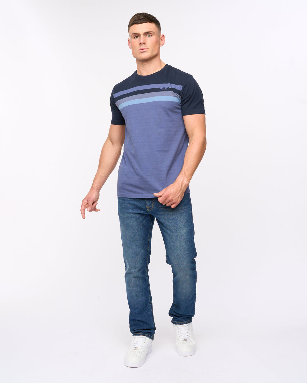 Crosshatch Cadman  Jeans Stone Wash