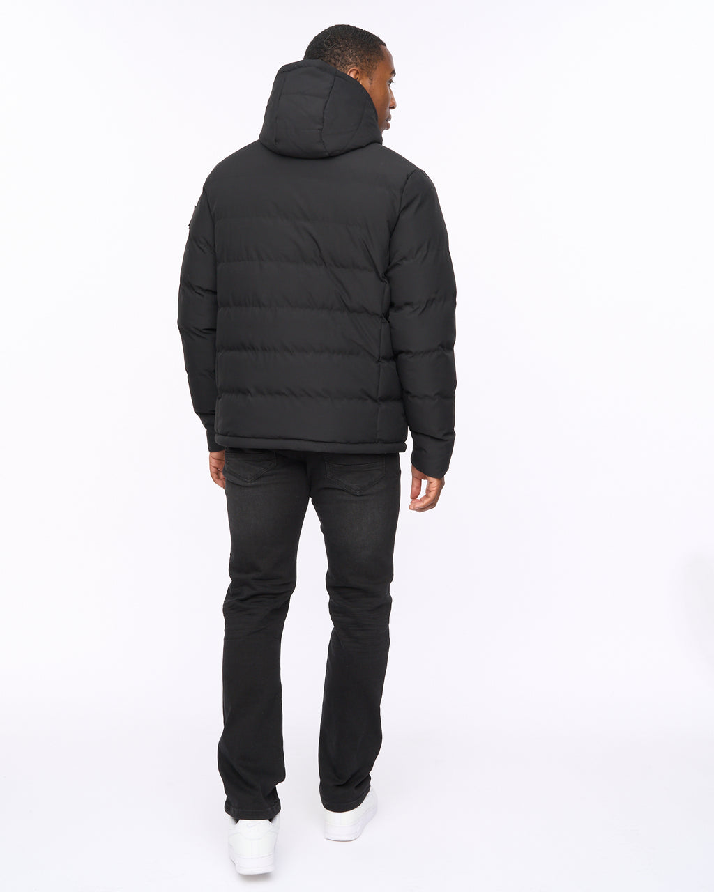 Crosshatch Kampnew Embossed Jacket Black