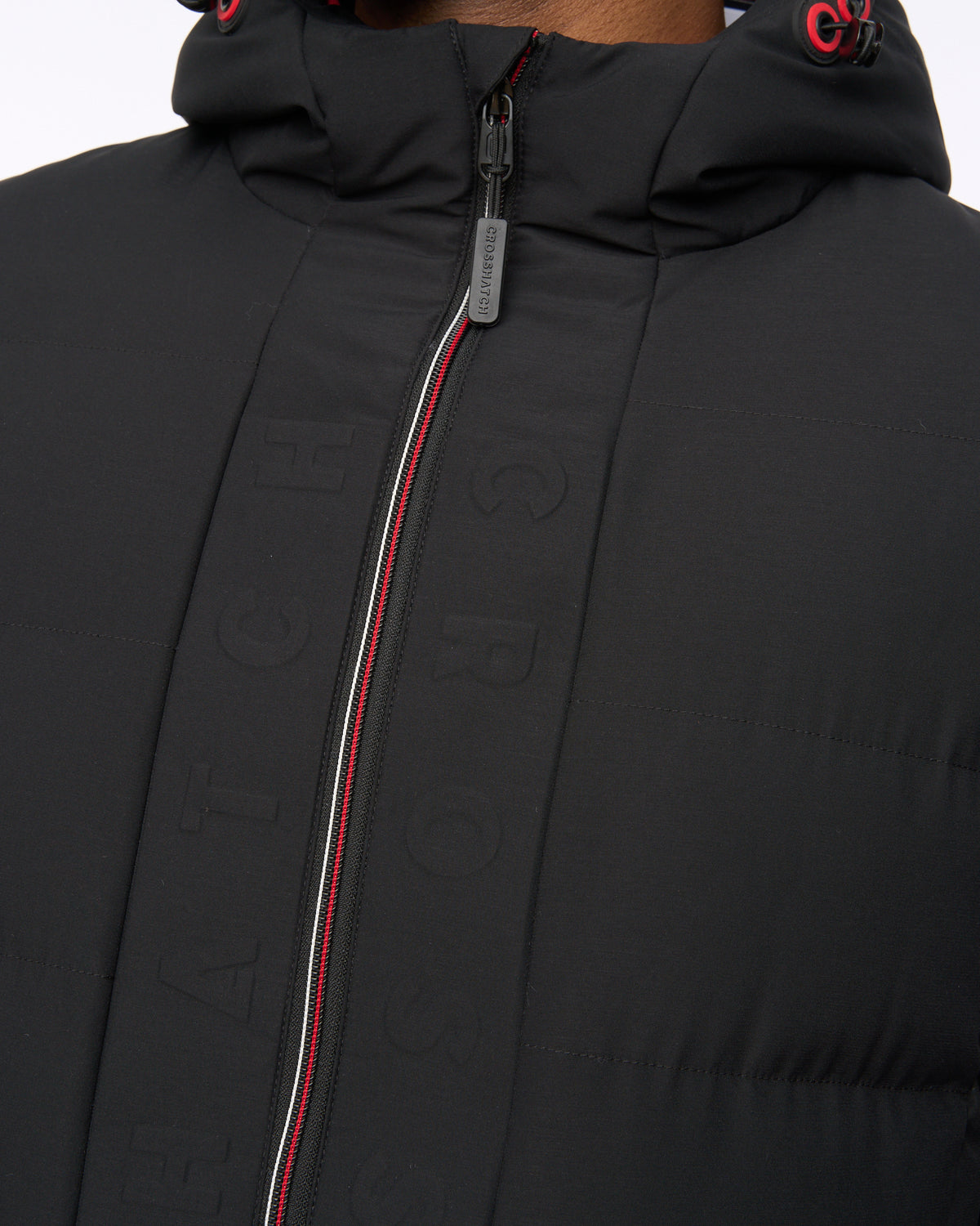 Crosshatch Kampnew Embossed Jacket Black