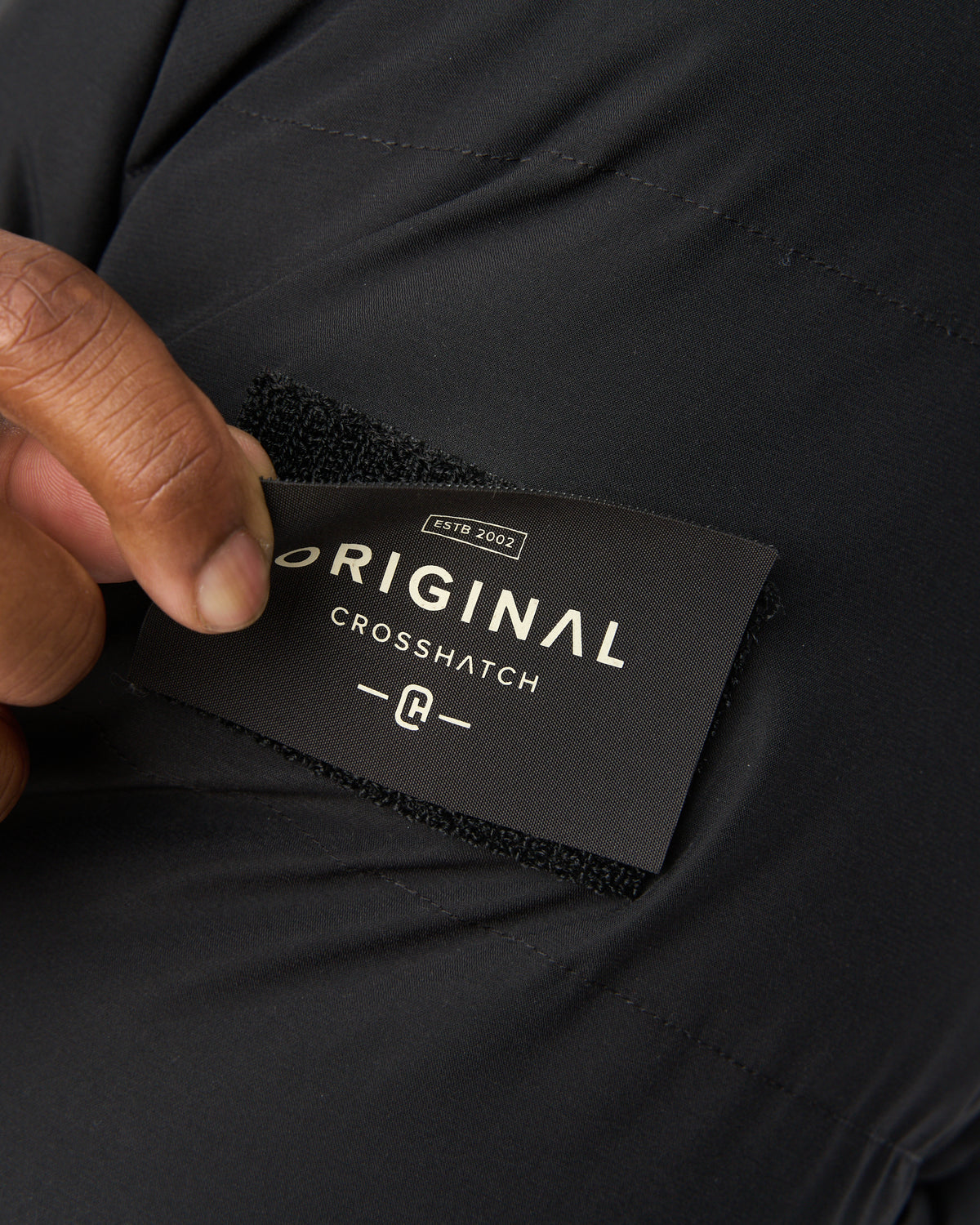 Crosshatch Kampnew Embossed Jacket Black