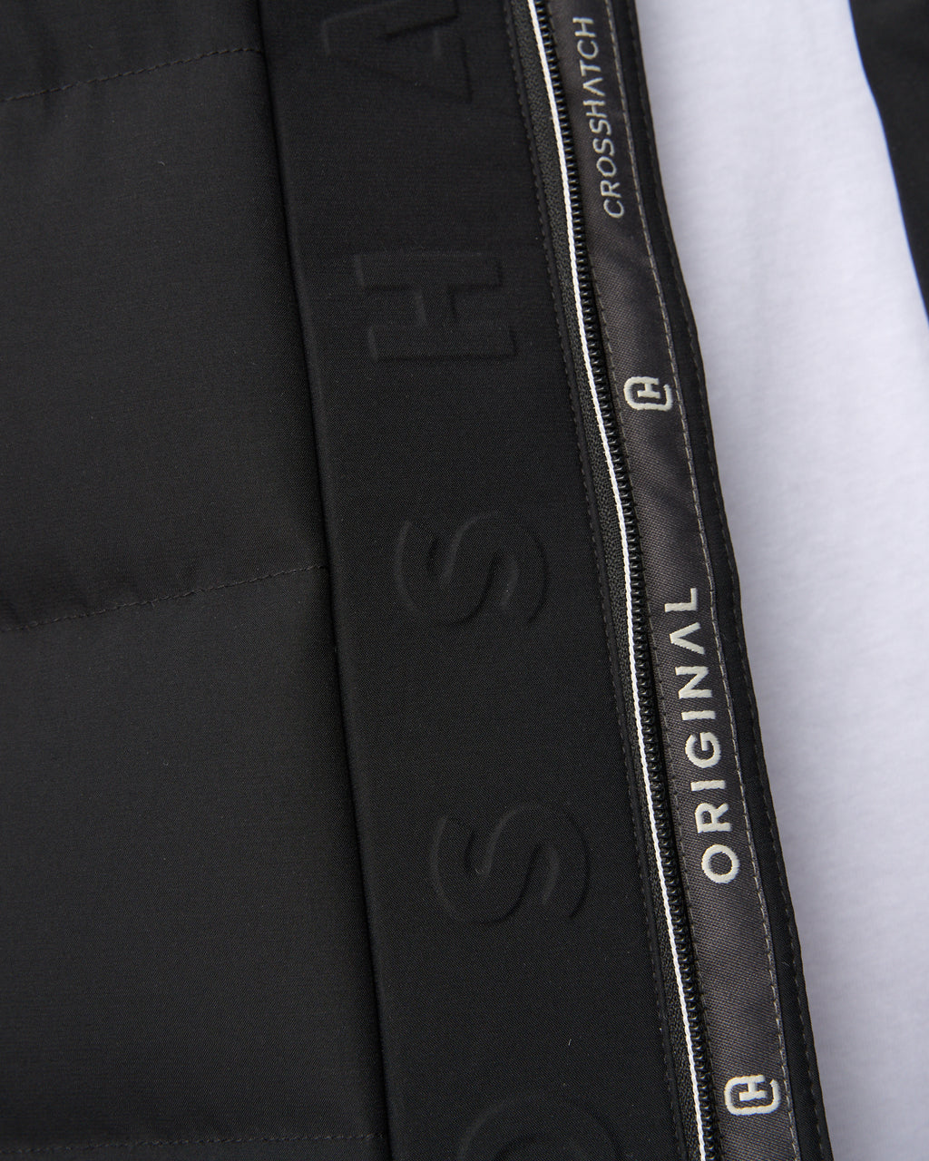 Crosshatch Kampnew Embossed Jacket Black