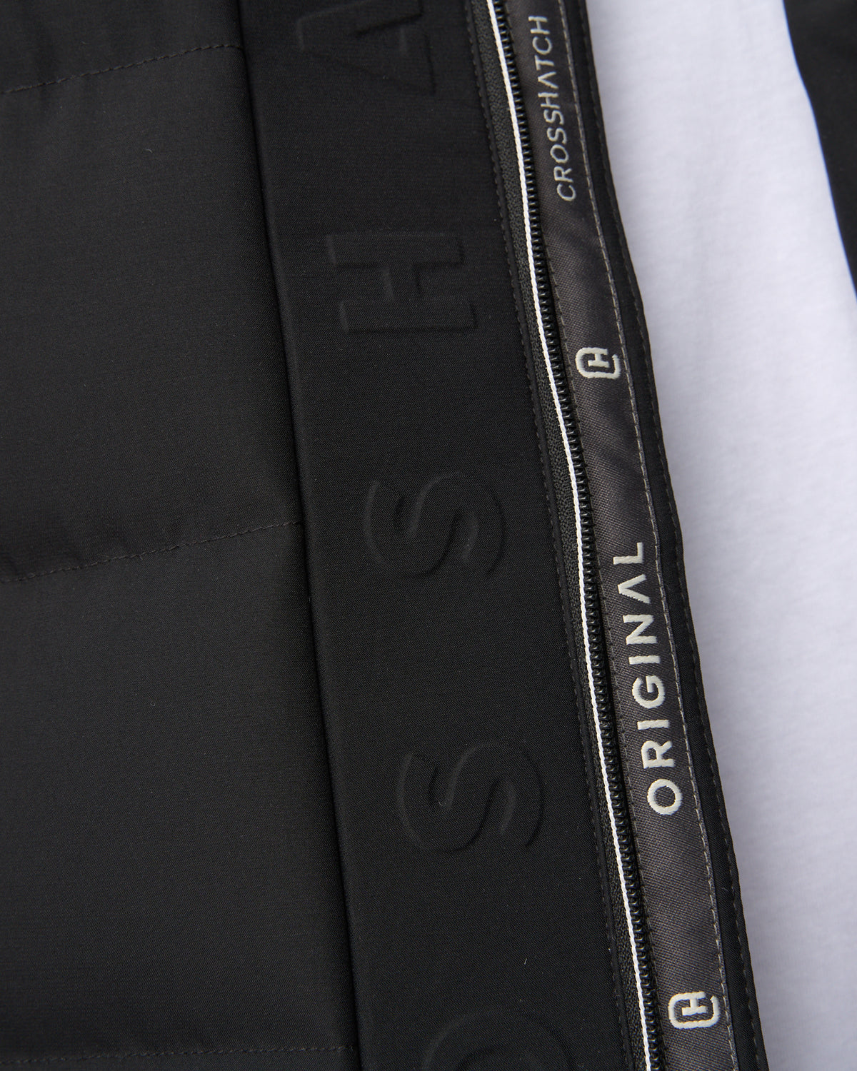 Crosshatch Kampnew Embossed Jacket Black