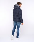 Crosshatch Sandbox Hooded Jacket Navy