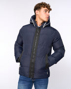 Crosshatch Sandbox Hooded Jacket Navy