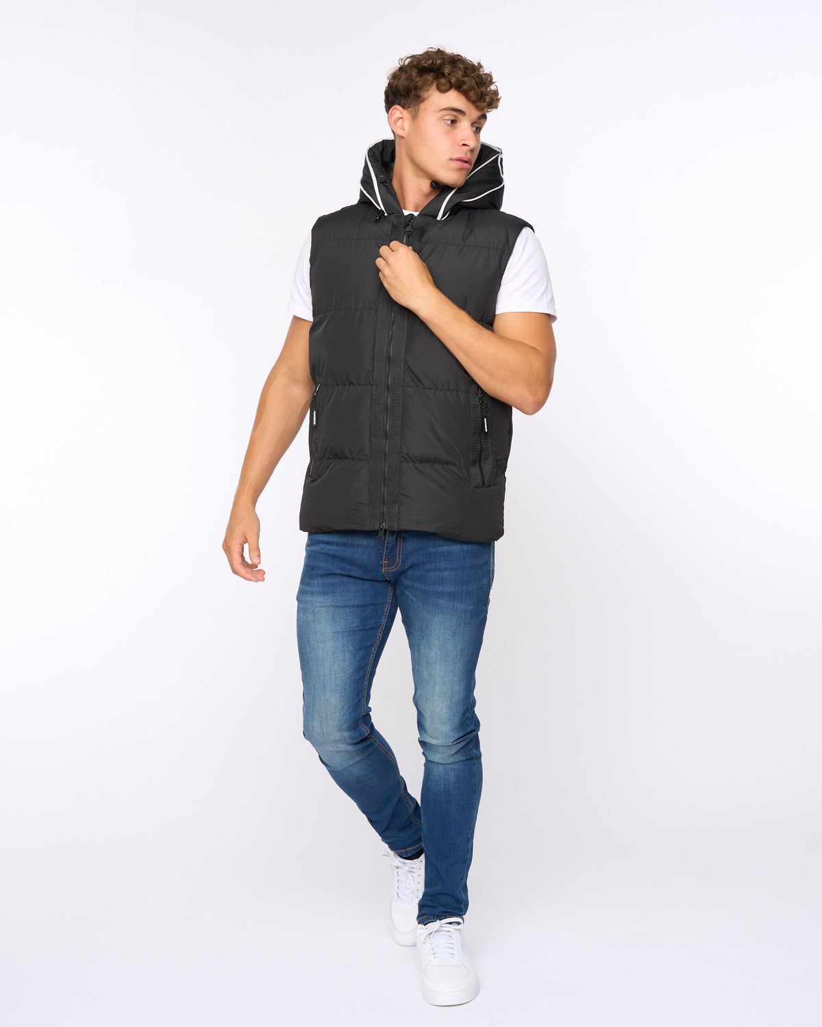Crosshatch Sandbox Gilet Black