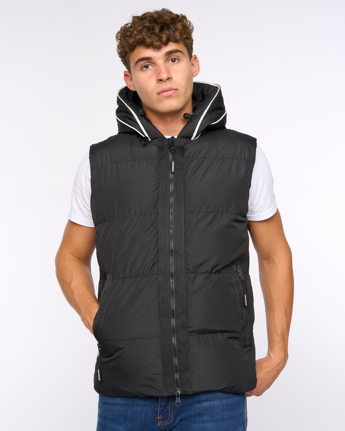 Crosshatch Sandbox Gilet Black