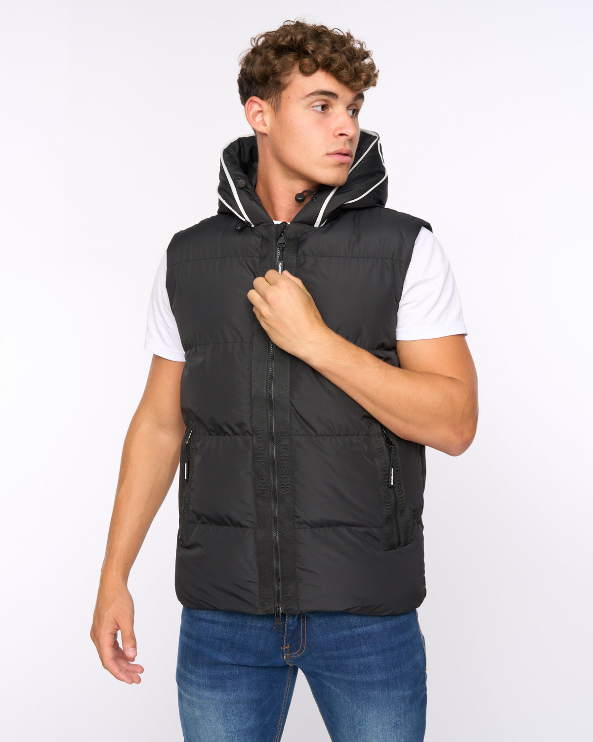 Crosshatch Sandbox Gilet Black