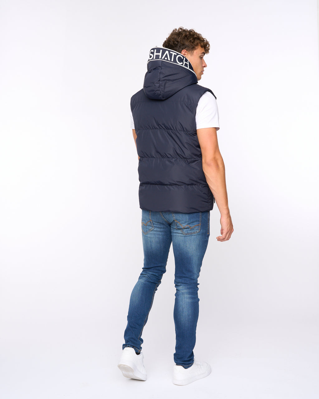 Crosshatch Sandbox Gilet Navy