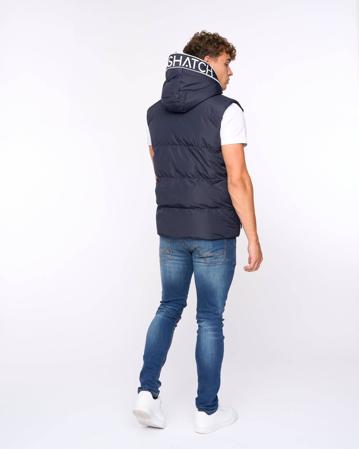 Crosshatch Sandbox Gilet Navy