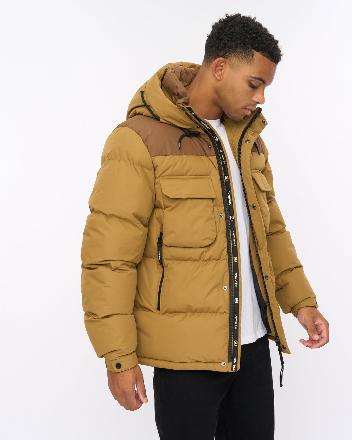 Crosshatch Callerton Jacket Tan