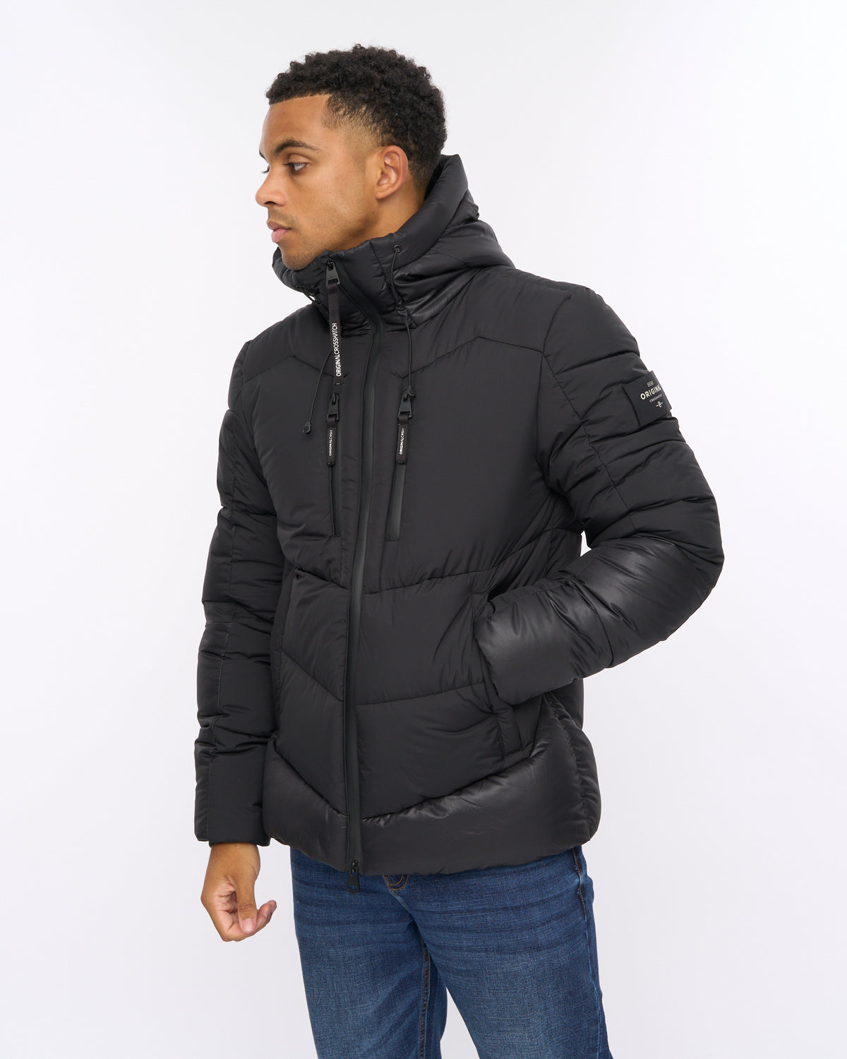 Crosshatch Lorden Jacket Black