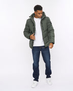 Crosshatch Lorden Jacket Olive