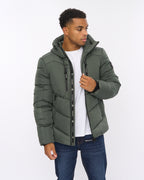 Crosshatch Lorden Jacket Olive