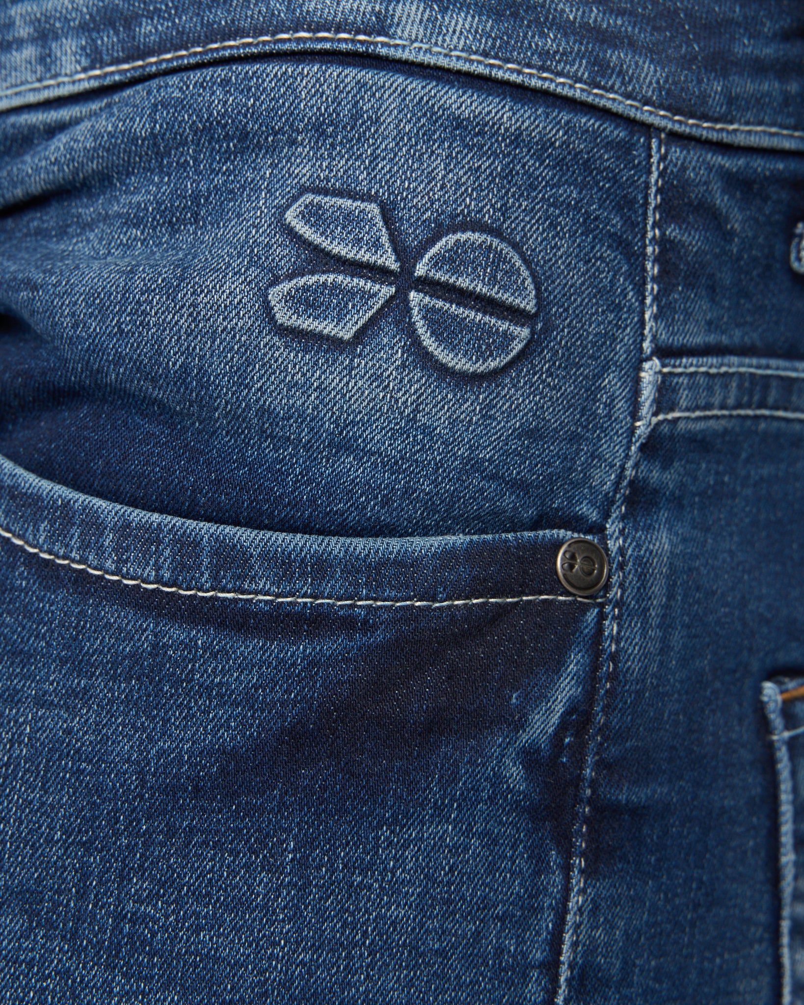 Tomwin Denim Shorts Dark Wash