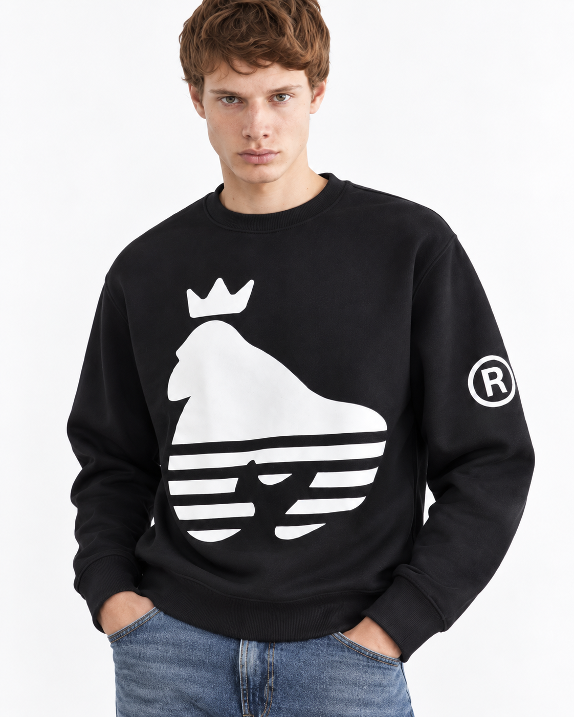 Money Sport Ape Crew Sweat  Black