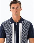 Soulstar Togane Knit Polo  Navy