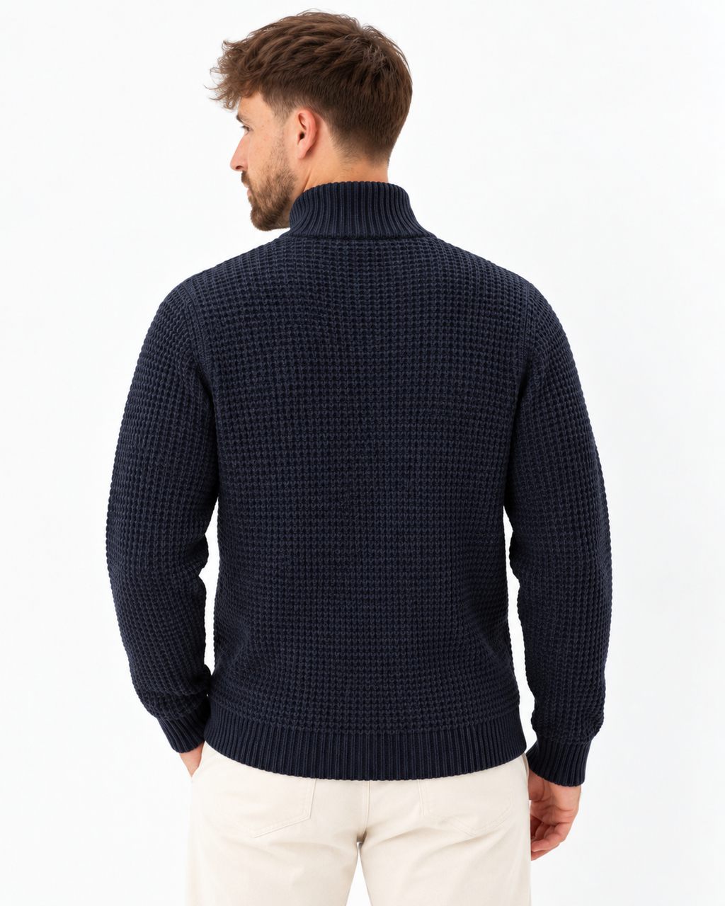 Soulstar Halfzip  Rock  Knit Navy
