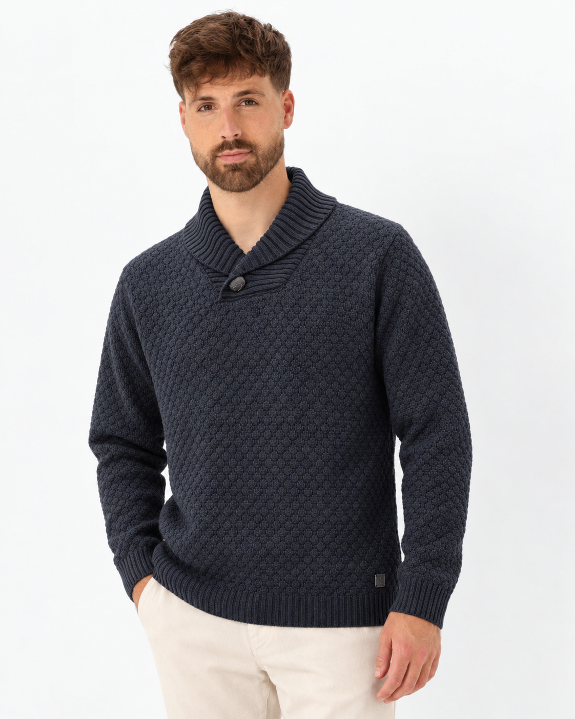 Soulstar Shawl Collar Loom Jumper