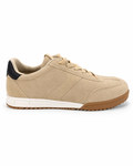 Duck & Cover Mens Seralith Suede Trainers – Beige