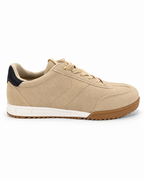 Duck & Cover Mens Seralith Suede Trainers – Beige