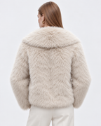Faux Fur Jacket – Cosy & Chic Winter jacket Cream