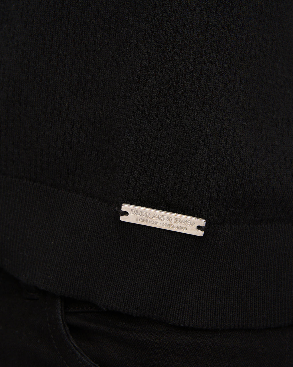Dedham Knit Polo Black