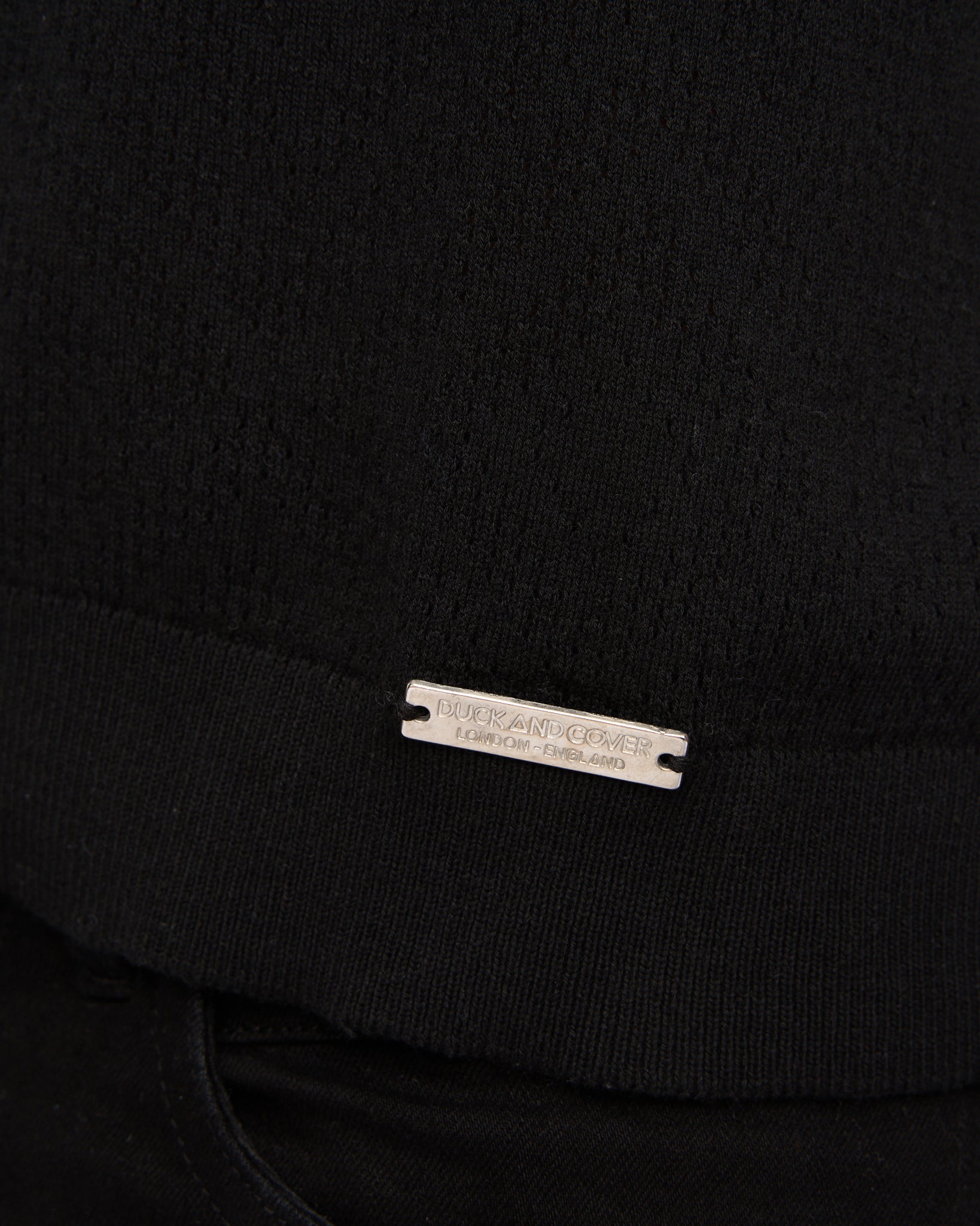 Dedham Knit Polo Black