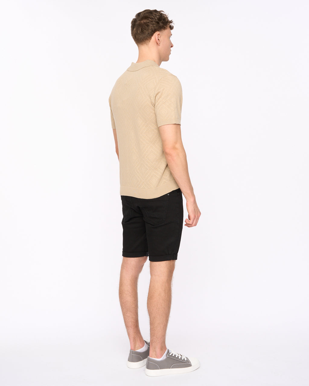 Dedham Knit Polo Stone