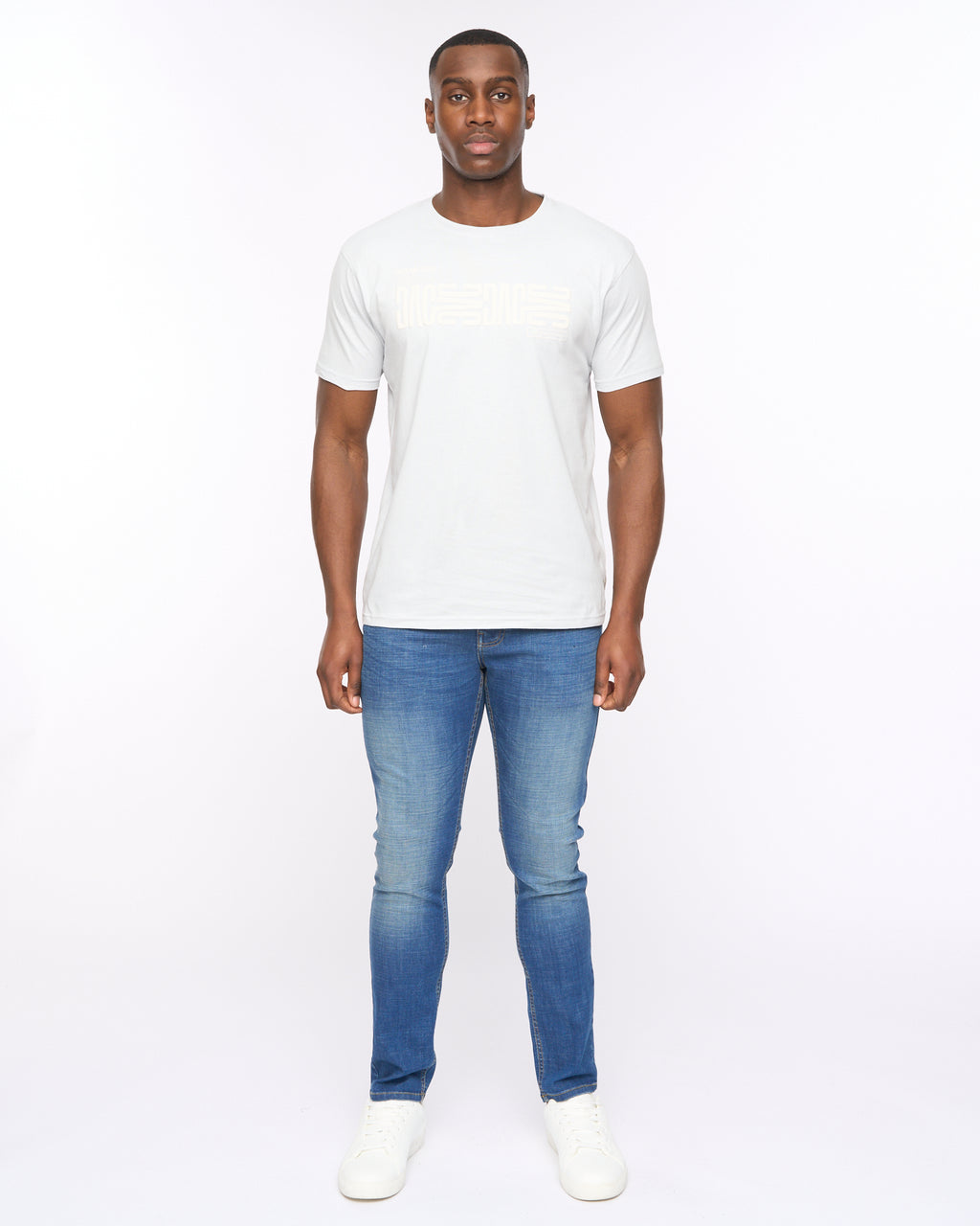 Duck and Cover Mens Trentmore T-Shirt Light Blue