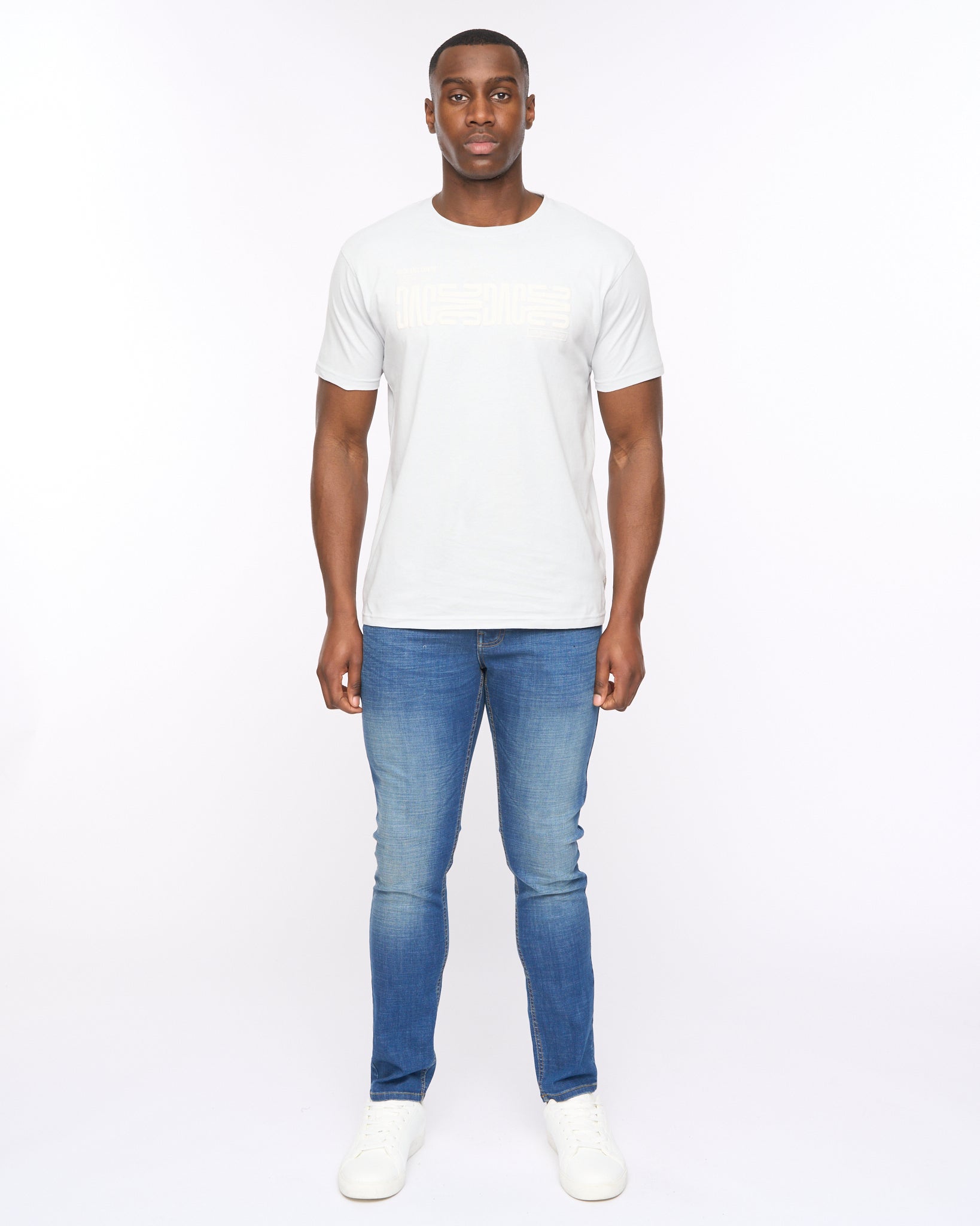 Duck and Cover Mens Trentmore T-Shirt Light Blue