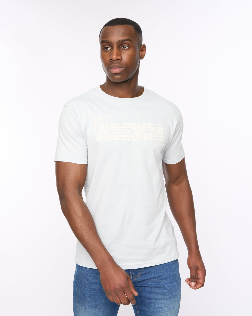 Duck and Cover Mens Trentmore T-Shirt Light Blue