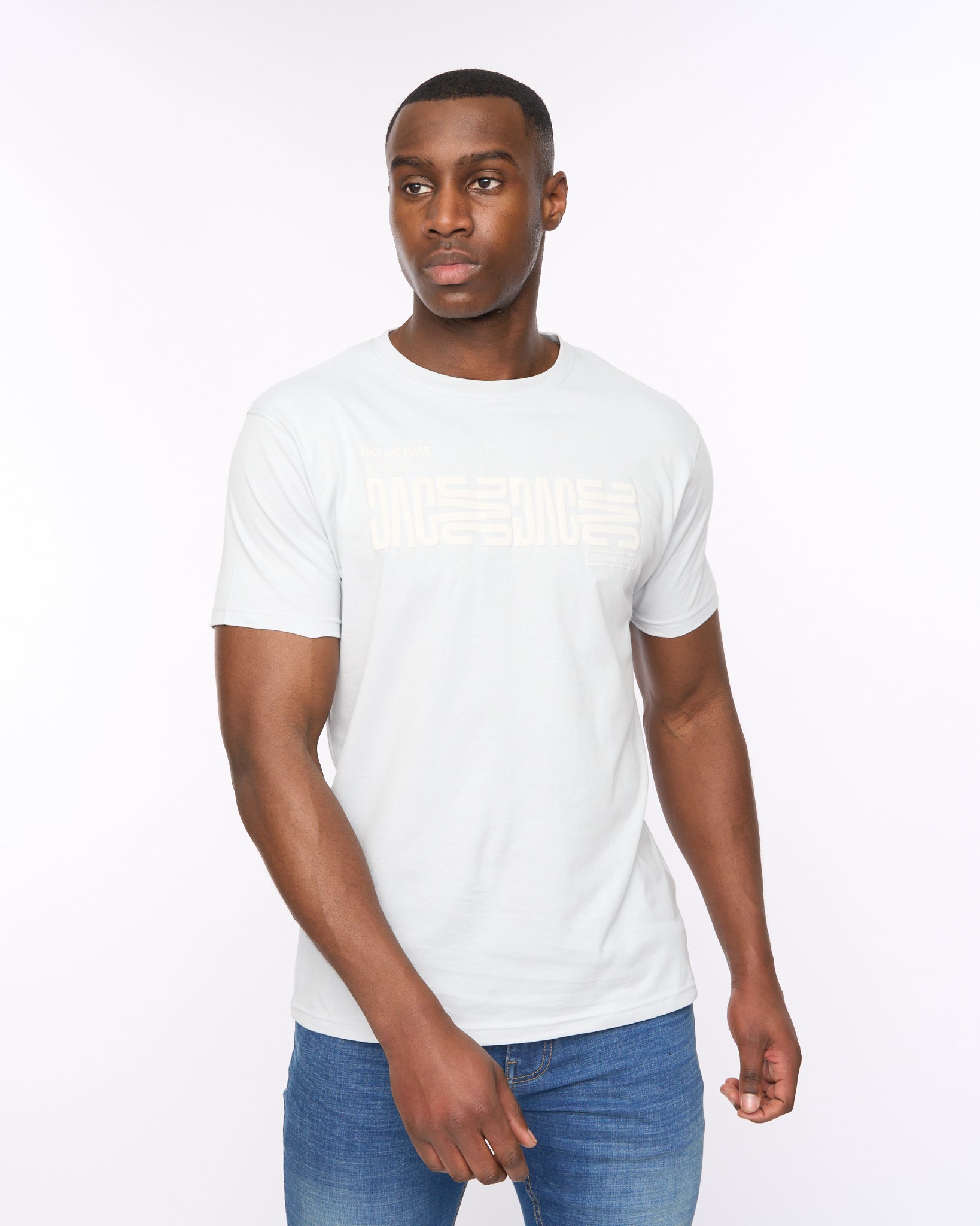 Duck and Cover Mens Trentmore T-Shirt Light Blue