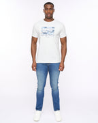 Duck and Cover Mens Chamche T-Shirt  Light Blue