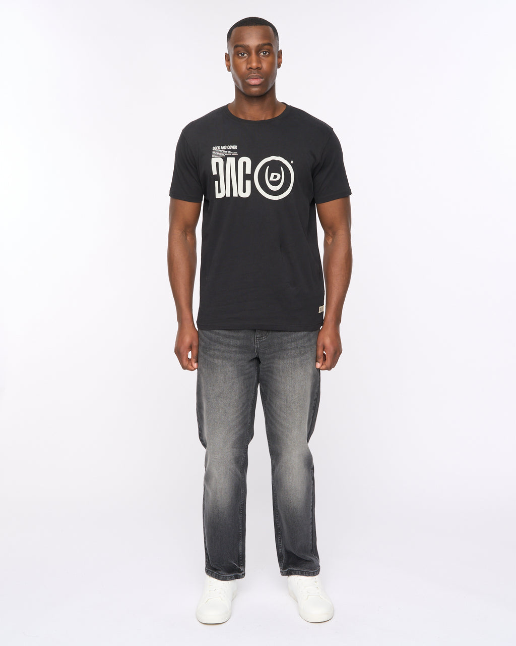 Duck and Cover Mens Dacstee T-Shirt (Black)
