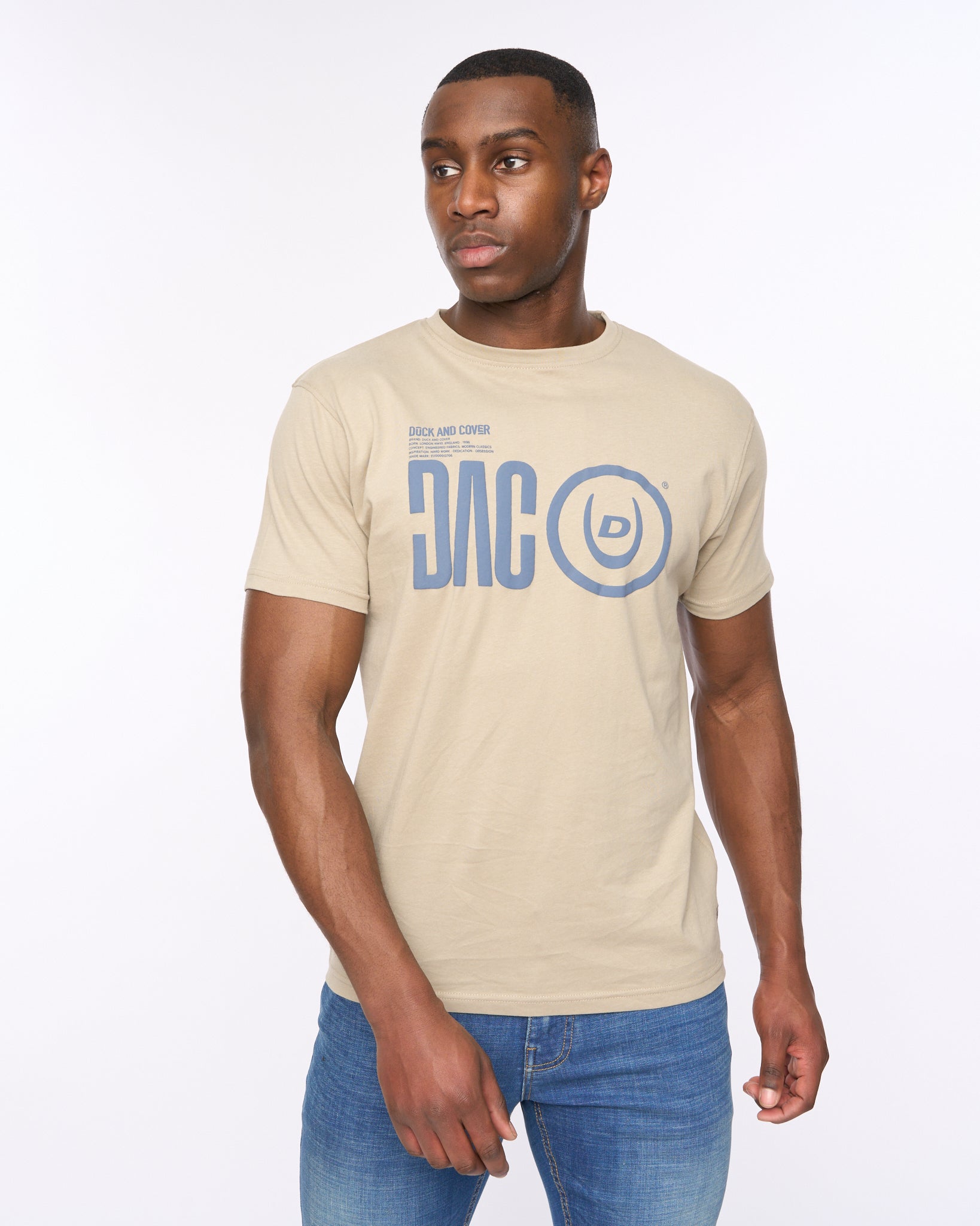 Duck and Cover Dacstee T-Shirt (Light Sage)