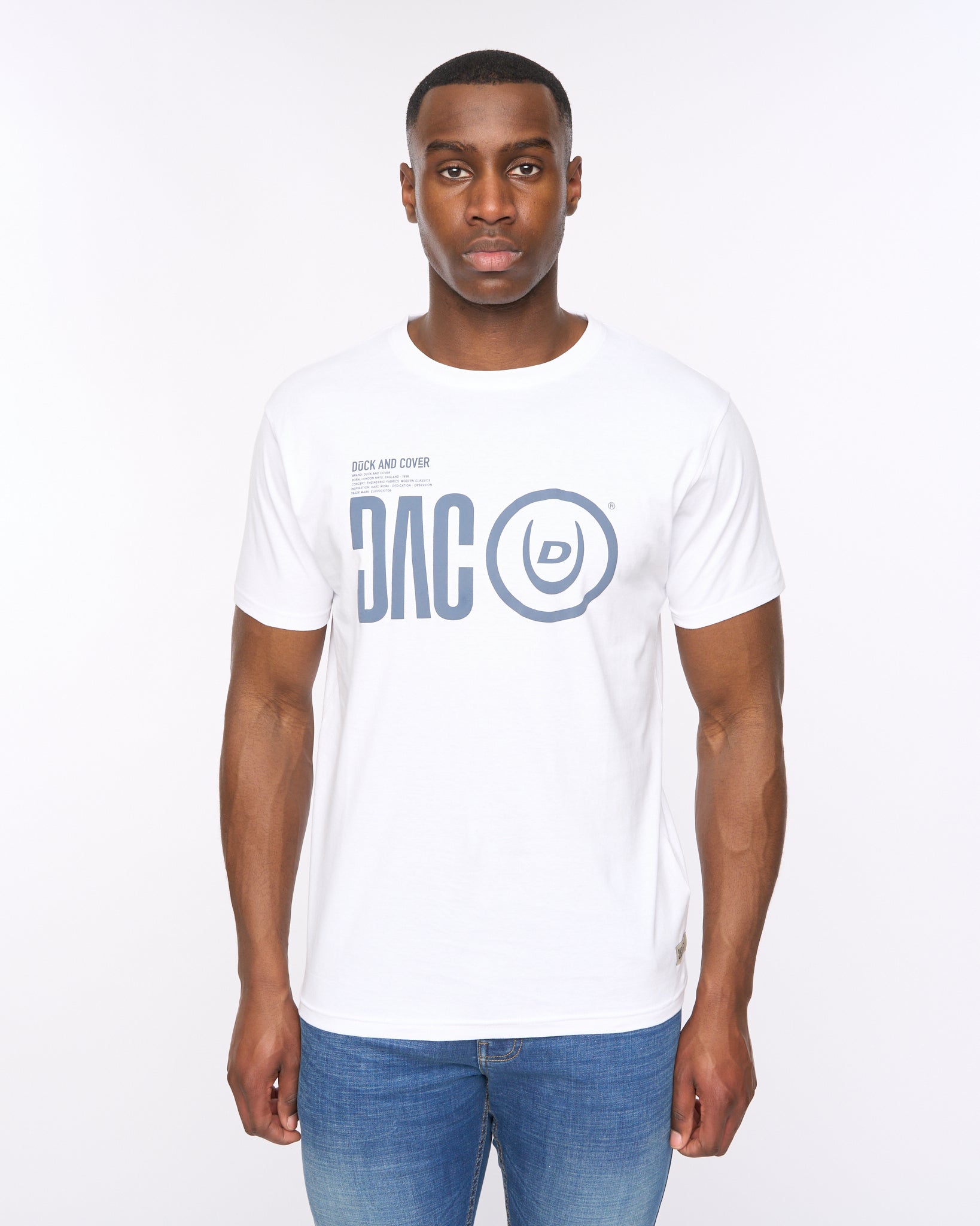 Duck and Cover Dacstee T-Shirt (White)