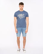 Duck  &  Cover Haltecks T-Shirt Blue
