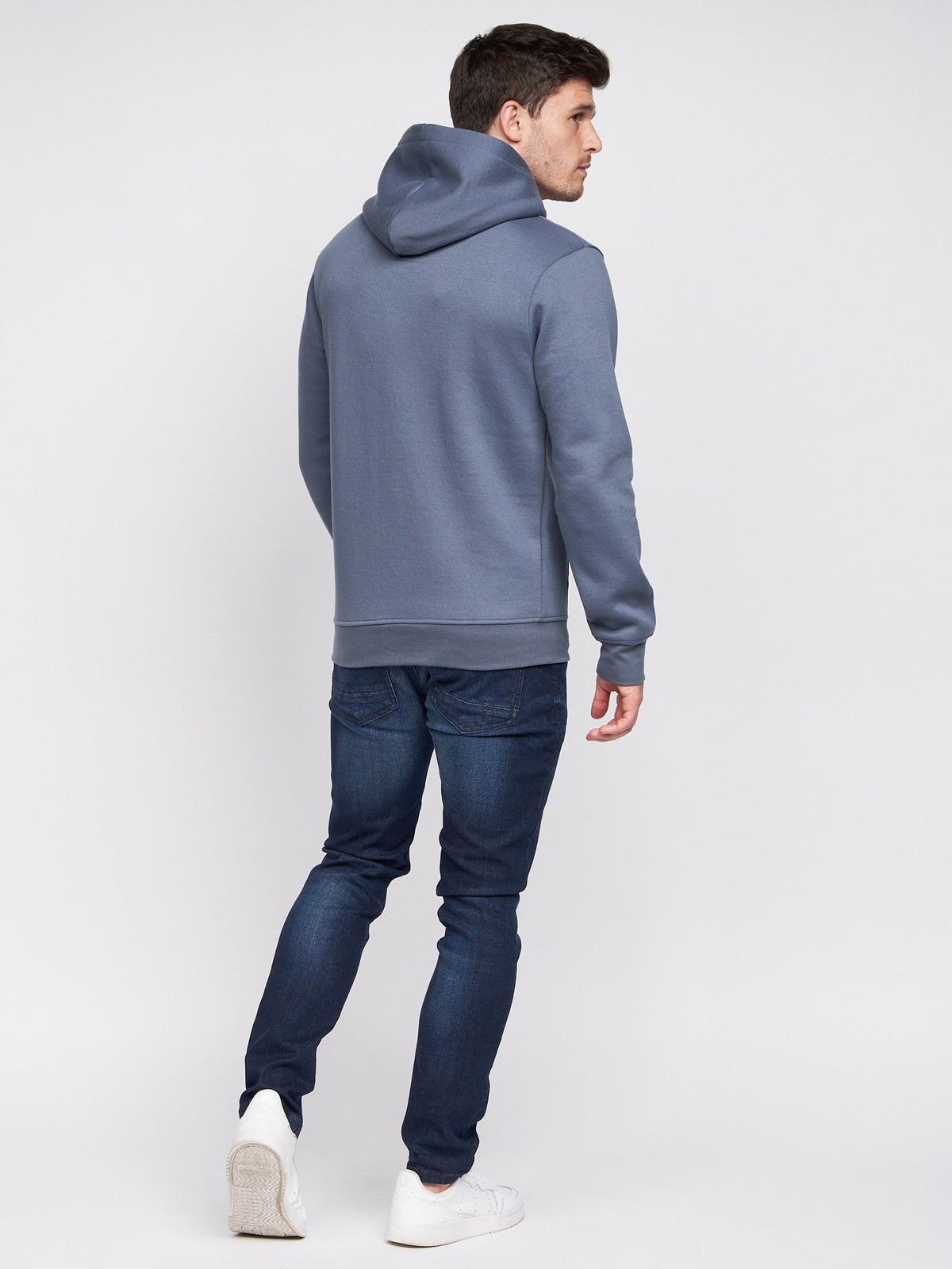 Duck & Cover Icarusa Hoody Denim Blue