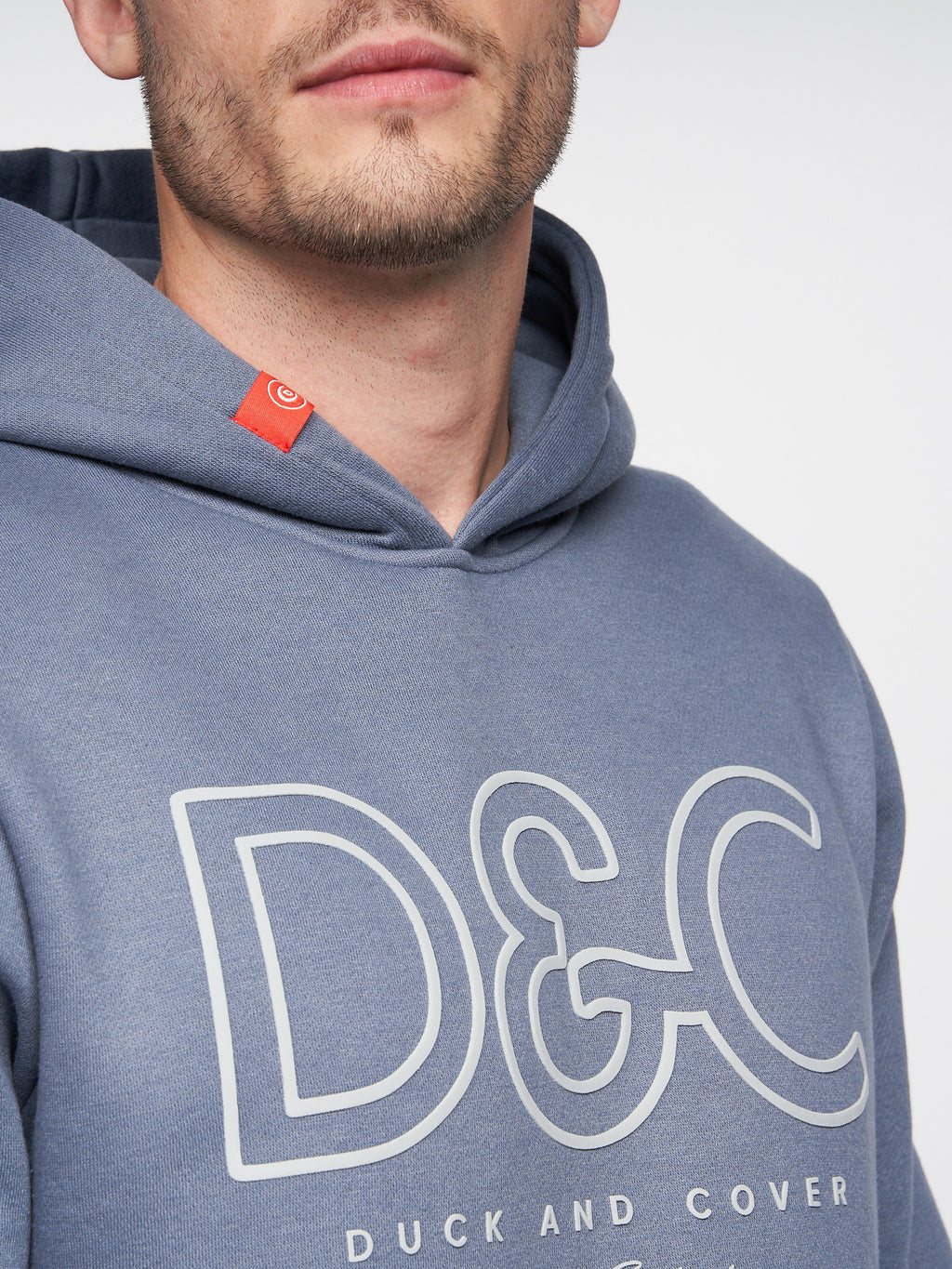 Duck & Cover Icarusa Hoody Denim Blue