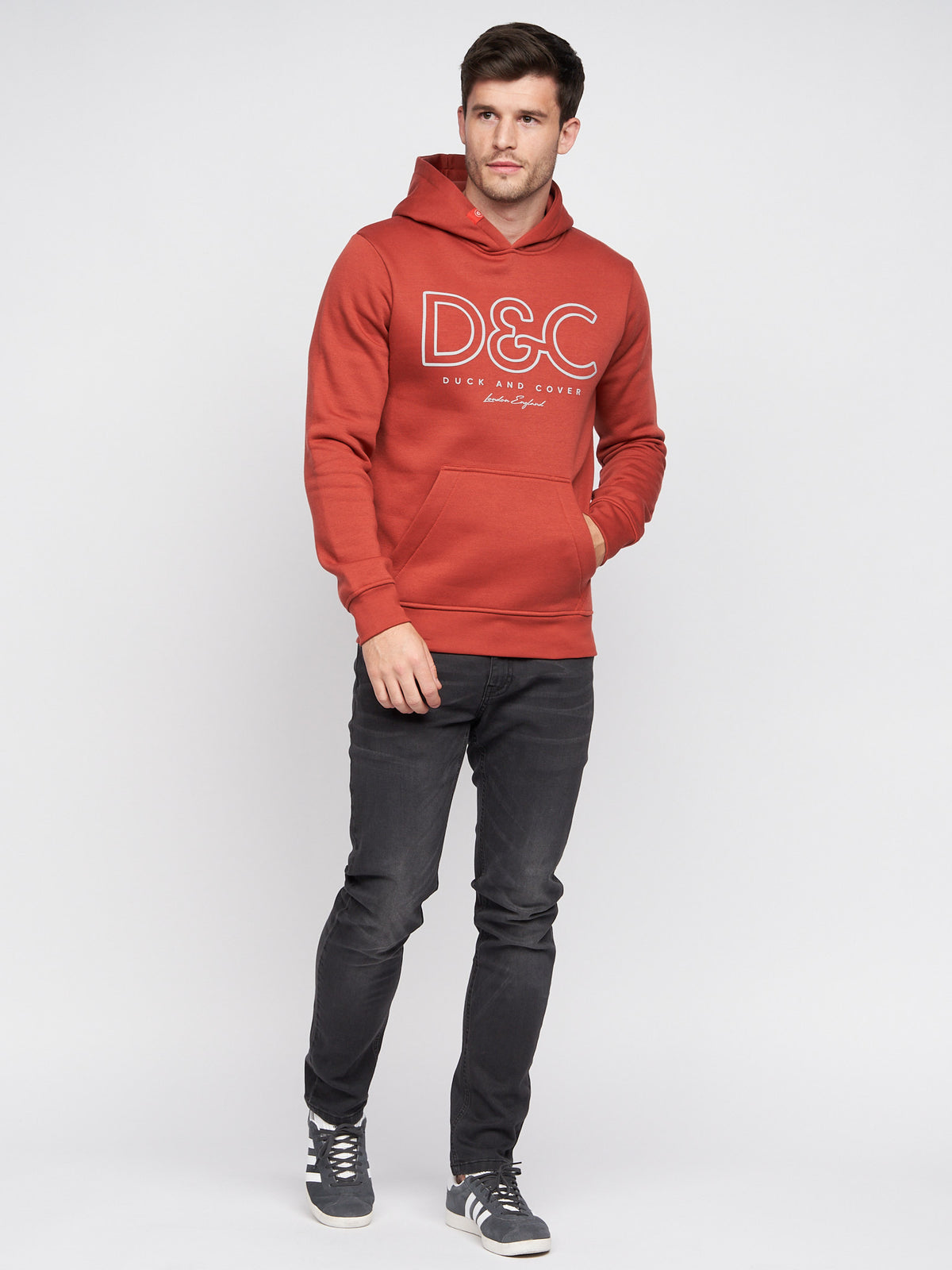 Duck & Cover  Icarusa Hoody Red