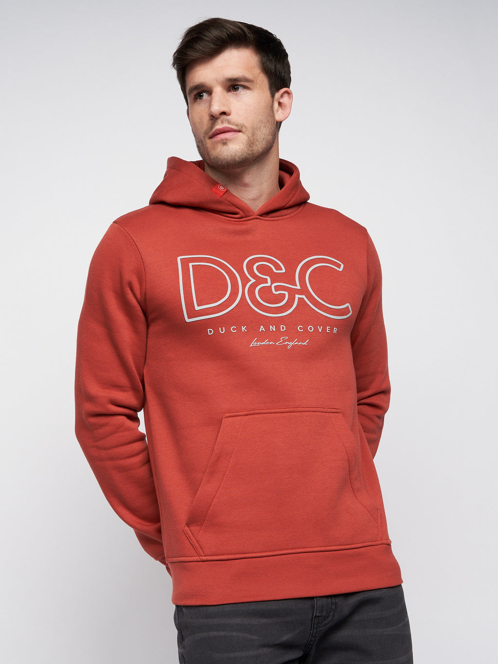 Duck & Cover  Icarusa Hoody Red