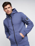 Duck and Cover Milgate Zip Hoody   Navy