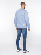 Duck & Cover Keyaan Crew Neck Sweat Blue
